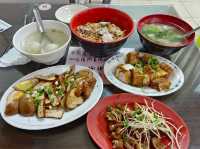桃園夜市美食，同學麵店