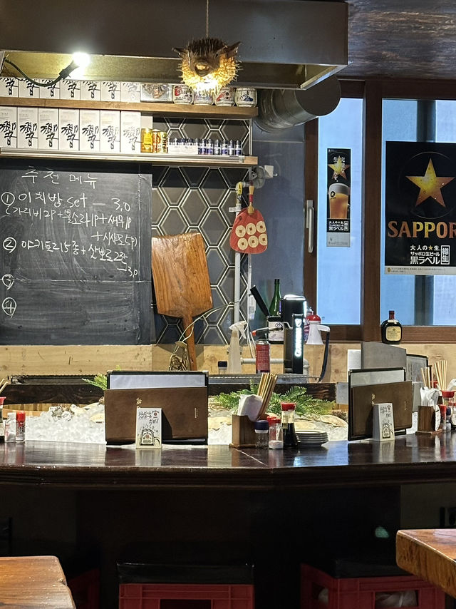 【釜山】南浦洞 釜山の海鮮を炉端焼きで楽しめる居酒屋🍶🦞