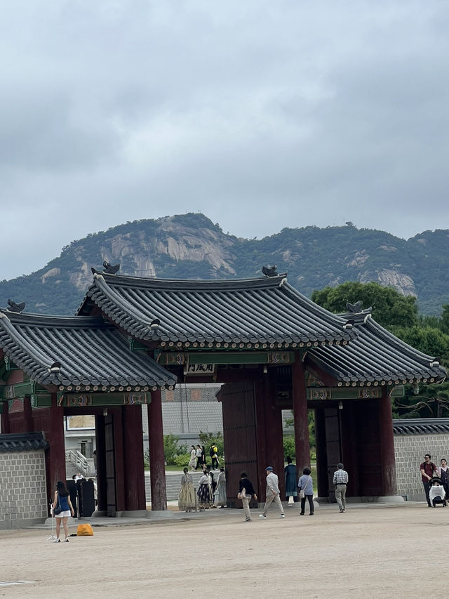 광화문과 경복궁 근정전