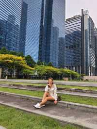 The Helix Bridge – Merlion – Marina Bay สิงคโปร์