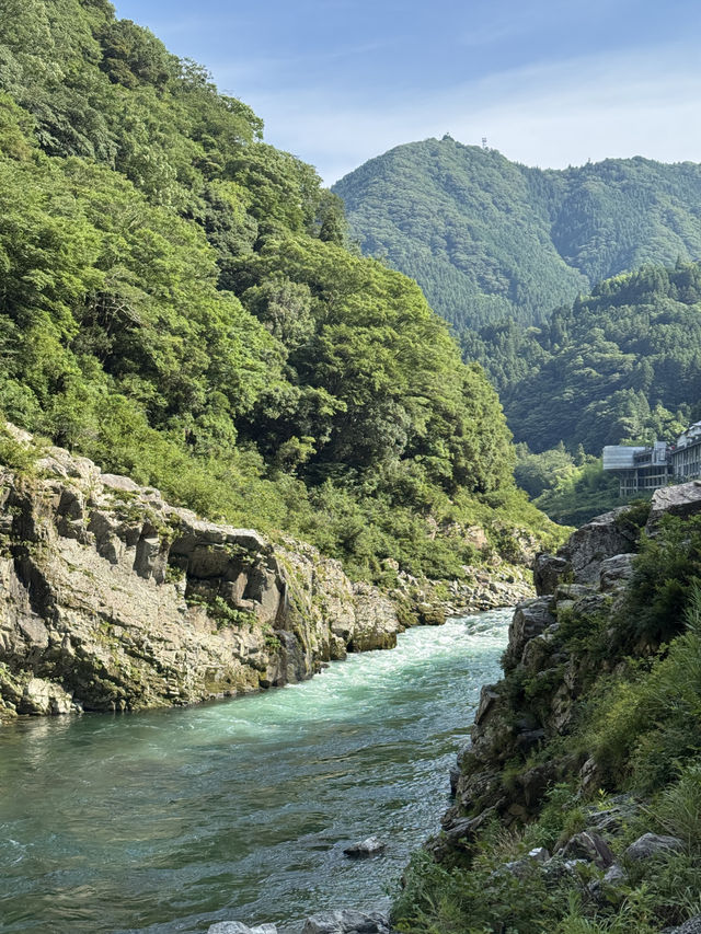 四國｜大步危峽觀光遊覽船｜激流中的自然震撼