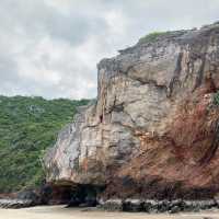 หาดลับปราณบุรี หาดคุ้งทราย