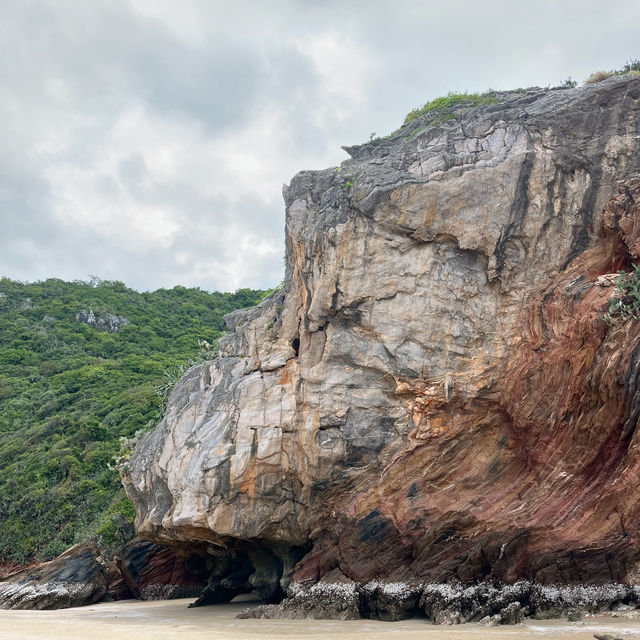 หาดลับปราณบุรี หาดคุ้งทราย