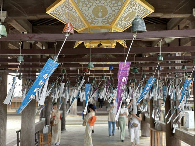 毎年真夏の清水寺を涼しく彩る風鈴まつりが今年も開催🎐🏮👘✨