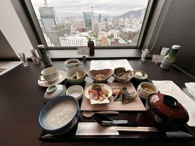 札幌Keio Plaza Hotel住宿體驗｜自助早餐+升級房間+櫻花賞🌸