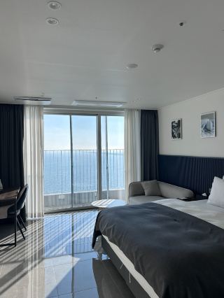🌊 海景房+早餐，價格約10萬韓元？