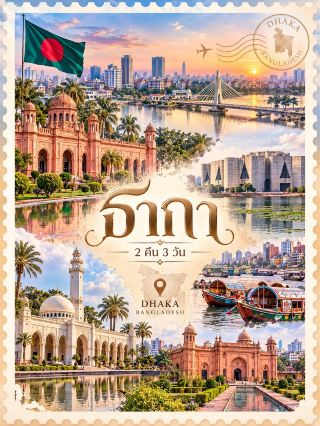ธากา…เมืองที่ประวัติศาสตร์ วัฒนธรรม และสีสันแห่งชีวิตริมแม่น้ำหลอมรวมกันอย่างมีเสน่ห์ 🇧🇩✨