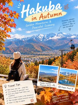 🇯🇵 Hakuba in Autumn | Golden Mountains & Peaceful Scenery 🍁🏔️