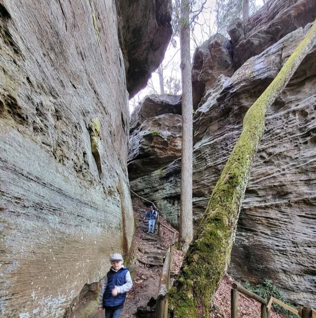See the magnificent 30-foot wide natural sandstone rock bridge
