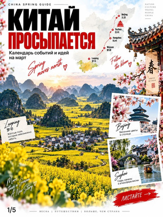 🇨🇳 Китай в марте: календарь событий и идей, ради которых стоит ехать весной 🌸