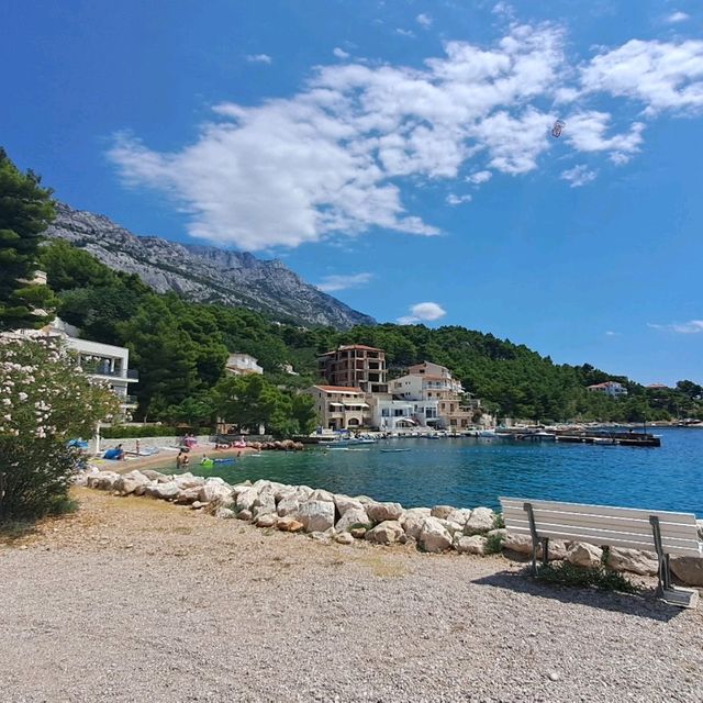 punta rata beach near split in croatia