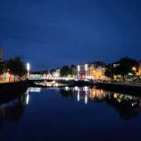 Evening walk along the River Liffey, Dublin