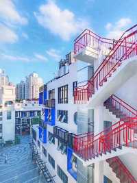 Bright colors in Shanghai Yejiazhai Rd