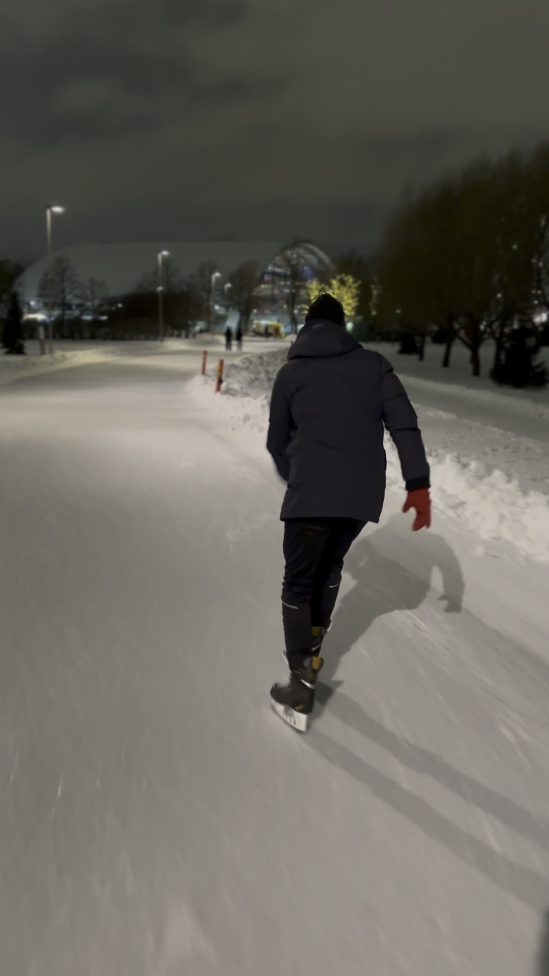 Ice Skating in Turku, Finland 