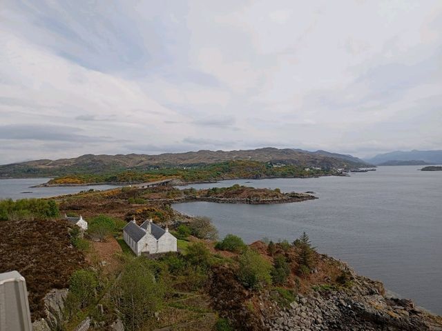 Skye Bridge and the village of Kyleakin 