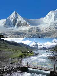 西藏冬季可以看雪山冰川美景的一座神山