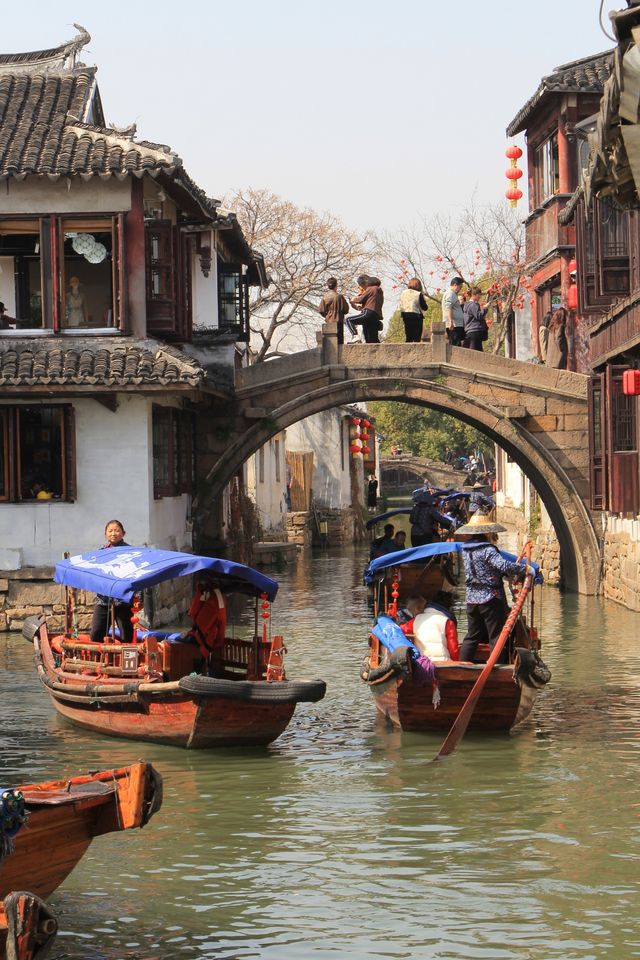 江南水鄉，水墨周莊