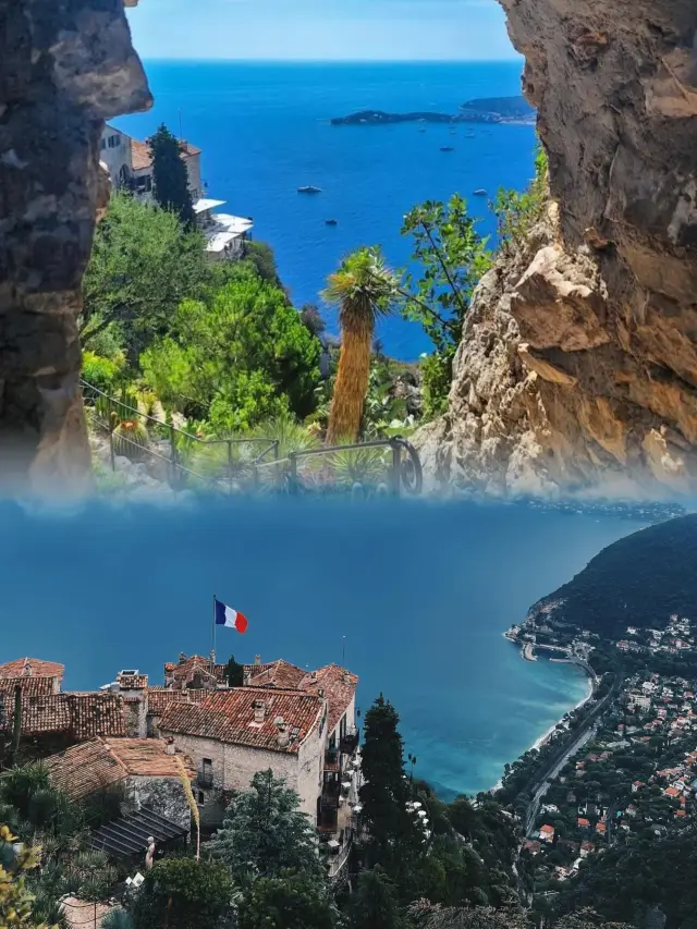 The charming town of EZE in Southern France, a fairytale world under the sun