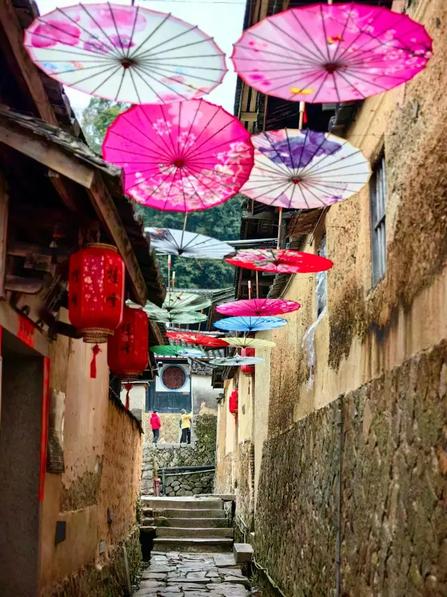 The ancient village of Guifeng in Fujian is hidden among the mountains