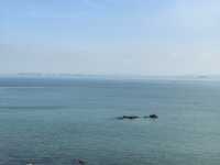 長島景點之一渤海黃海分界線