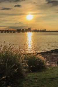 深圳日落海邊公園，浪漫無敵！🌅