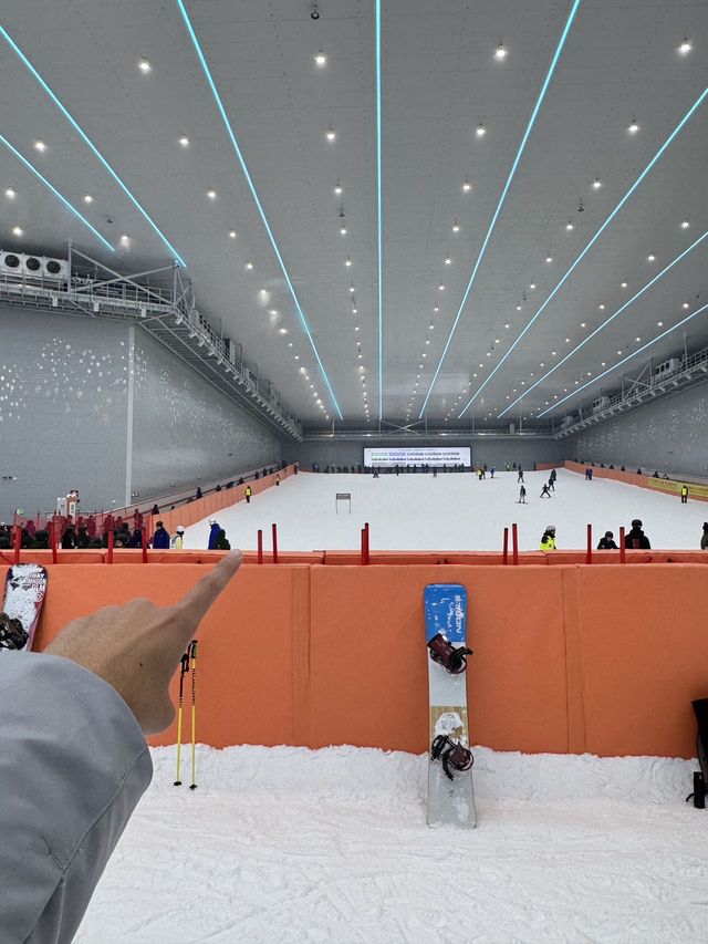 在武漢終於也能滑到這麼快樂的雪。