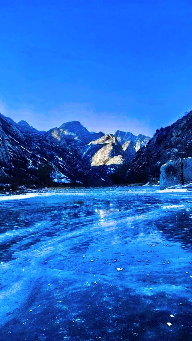 白河峽谷 京郊的冬日冰雪奇境