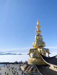 峨眉山｜終於見到傳說中的金頂雲海