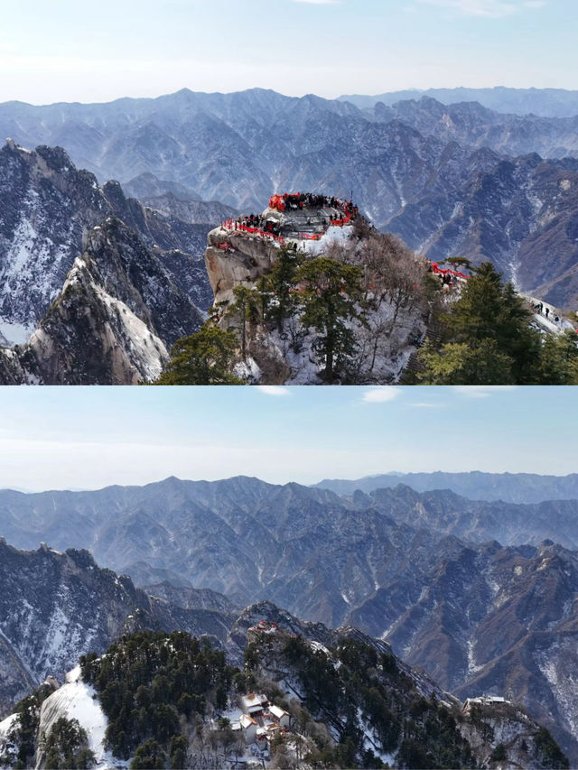 挑戰華山一日遊全程不累看絕美風景。