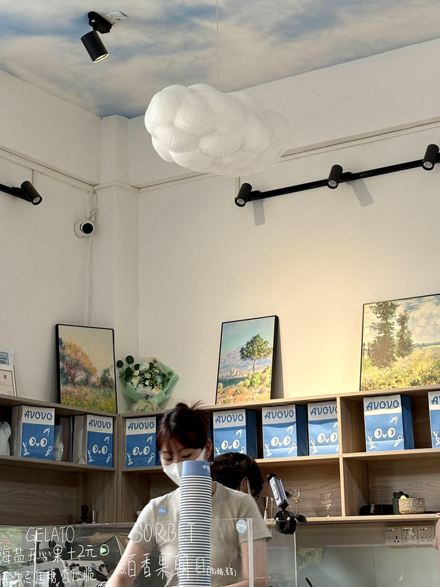 深圳沙井 | 藏在公園裡的可愛咖啡冰淇淋店🍨☕️