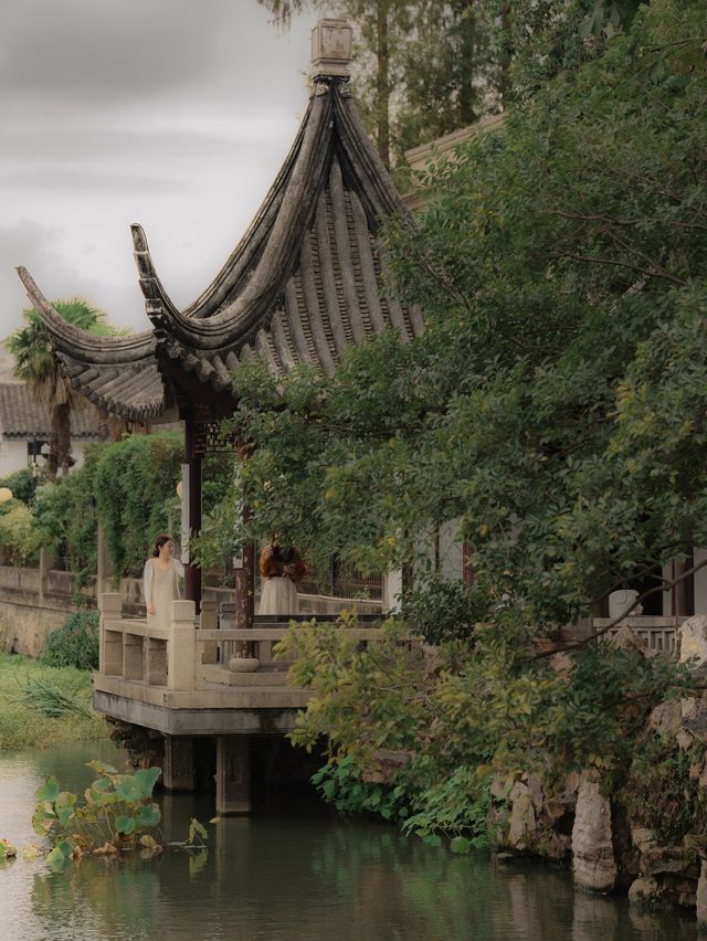 陰天的滄浪亭，才是蘇州園林的詩意天花板
