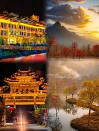 羅田九資河保姆攻略！紅葉巔峰古村煙火，隨手拍都是壁紙級大片