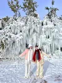 長白山免費拍照勝地|驚艷南方人的冰瀑布