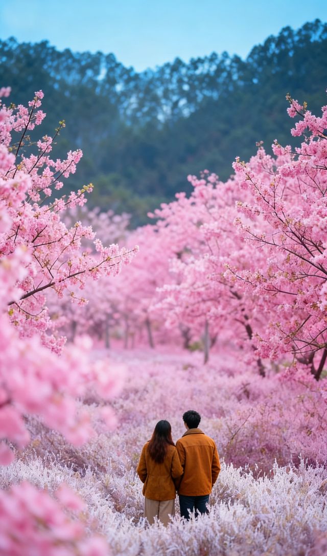 廣東冬日秘境|闖入鶴山粉色花海,邂逅浪漫「粉色雪」 廣東冬日秘境|闖入鶴山粉色花海,邂逅浪漫「粉色雪」