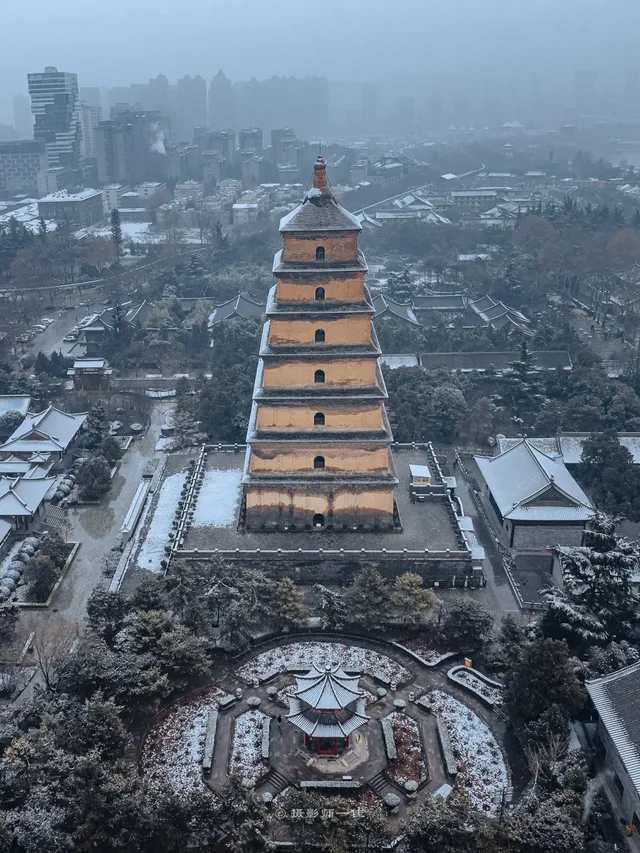 回到古代,下了雪的西安,就是真的長安! 回到古代,下了雪的西安,就是真的長安!