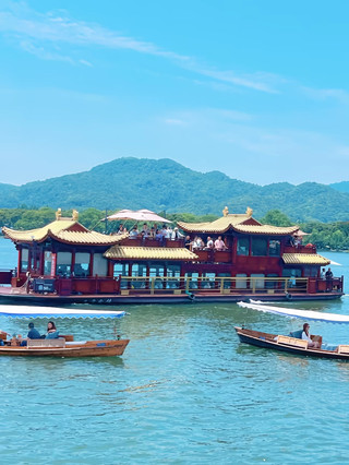 杭州西湖的天堂發現！寧靜的