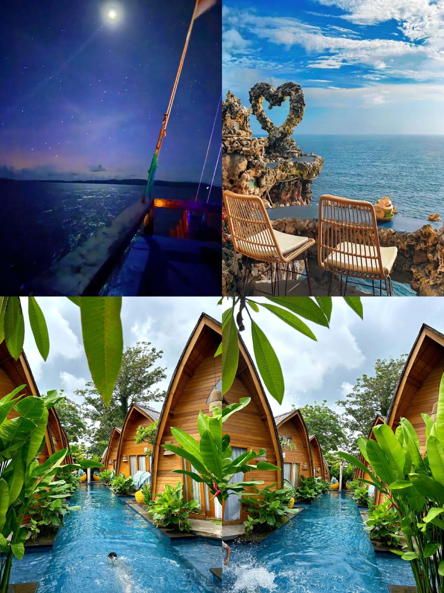 Saat merencanakan destinasi perjalanan saya baru-baru ini, tempat-tempat ini selalu berada di peringkat teratas dalam daftar saya.

Jika berbicara tentang tempat wisata yang tak terlupakan, Bali jelas merupakan pilihan utama saya!

Matahari, pantai, hutan hujan, seni dan budaya… satu perjalanan tidak pernah cukup.

Hari ini, saya akan berbagi beberapa permata tersembunyi favorit pribadi saya, masing-masing layak untuk dikunjungi secara khusus!

Ubuntu

Jika Anda ingin merasakan suasana budaya Bali, Ubud wajib dikunjungi.

Ini seperti desa seni yang dikelilingi oleh sawah hijau 🌾.

Di pagi hari, Anda dapat berjalan-jalan di Tegallalang Rice Terraces, menyaksikan sinar matahari menyaring melalui sawah yang bertingkat—sangat menenangkan.

Meskipun Istana Ubud tidak besar, detail arsitekturnya sangat indah, dan Anda bahkan dapat menyaksikan pertunjukan tari lokal di malam hari.

Jika Anda senang menjelajahi pasar, Pasar Tradisional Ubud menawarkan banyak pilihan kerajinan tangan; jangan lupa untuk menawar!

Saya sangat merekomendasikan untuk mencoba hidangan lokal "bebek kotor". Kulitnya renyah, dagingnya empuk, dan sangat menggugah selera dengan saus pedasnya.

Matahari terbenam di Pantai Jimbaran benar-benar sesuai dengan reputasinya! 🌅

Saat senja tiba, pantai dipenuhi meja-meja. Pesanlah barbekyu makanan laut, dengarkan deburan ombak, dan saksikan langit perlahan berubah dari merah jingga menjadi biru tua—perasaan romantisnya tak terlukiskan.

Pasirnya sangat halus dan terasa nyaman di bawah kaki.

Saya sarankan datang lebih awal untuk mendapatkan tempat yang bagus. Mengenakan pakaian berwarna terang akan menghasilkan foto yang lebih baik.

Meskipun makanan laut di sini tidak murah, itu sangat sepadan dengan pemandangan matahari terbenam yang menakjubkan.

Pantai Kuta & Seminyak: Bagi mereka yang menikmati suasana ramai dan berselancar, Pantai Kuta adalah pilihan terbaik!

Ombaknya di sini cukup besar, sempurna untuk pemula 🏄‍♀️.

Bahkan jika Anda tidak berselancar, berjemur di pantai atau menyewa kursi pantai untuk bersantai sangat menyenangkan.

Jalan-jalan komersial di sekitarnya sangat ramai, menawarkan segala yang Anda butuhkan untuk makan, minum, dan hiburan. Jika Anda merasa Kuta terlalu berisik, Seminyak, yang terletak di dekatnya, relatif lebih tenang. Seminyak memiliki banyak toko desainer, kafe unik, dan hotel butik, menjadikannya tempat yang sempurna untuk menjelajah, makan, dan menikmati suasana modis lokal.

Pulau Lembongan

Pulau Lembongan mudah diakses dengan speedboat dari pulau utama Bali. Airnya jernih seperti safir.

"Air Mata Setan" adalah objek wisata yang wajib dikunjungi. Meskipun perlu berhati-hati, percikan ombak yang menghantam bebatuan benar-benar spektakuler.

Anda juga dapat mencoba snorkeling, berjalan di bawah air, atau menyewa skuter listrik kecil untuk menjelajahi pulau – pemandangan di sepanjang jalan sangat menakjubkan.

Kami merekomendasikan untuk menginap semalam di pulau ini untuk merasakan ketenangan malam pulau yang damai.

Bali adalah tempat yang sangat magis; baik Anda mencari liburan yang santai atau pengalaman yang penuh petualangan, Anda dapat menemukan sesuatu untuk dinikmati.

Jika Anda memiliki rekomendasi lain, silakan tinggalkan komentar.