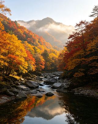 5日全景紅葉之旅，藏盡川北山河與千年人文
