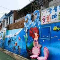 Songwol-dong fairy tale village หมู่บ้านสีรุ้ง