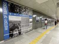 北海道・札幌。地下通路で札幌の歴史を学ぶ『北一条さっぽろ歴史写真館』