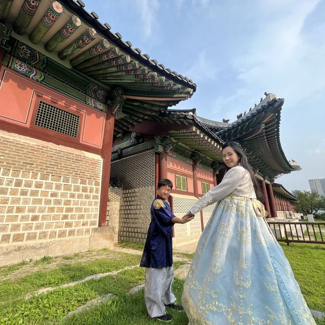 首爾景福宮韓服體驗 美美的玩穿越