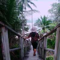 สะพานไม้ท่อน หาดในทอน