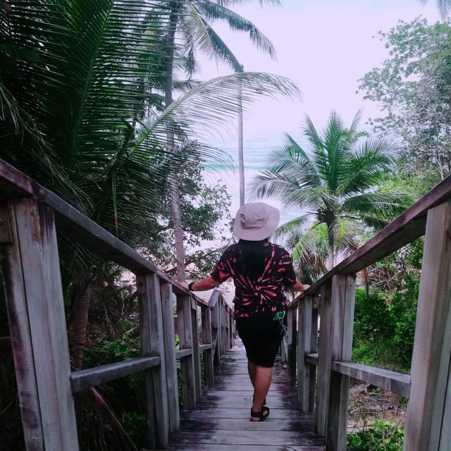 สะพานไม้ท่อน หาดในทอน