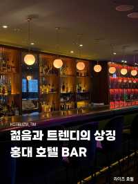 젊음과 트렌디의 상징 홍대 호텔 BAR🍸