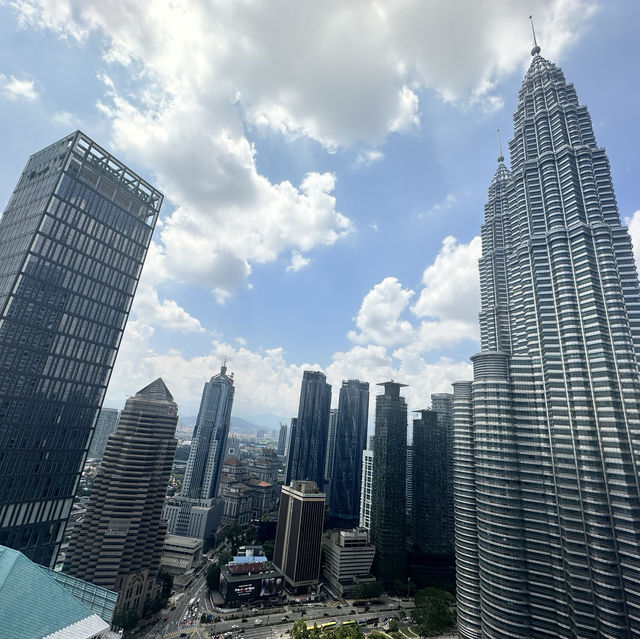 Envi Skydining with the Skyline of KLCC