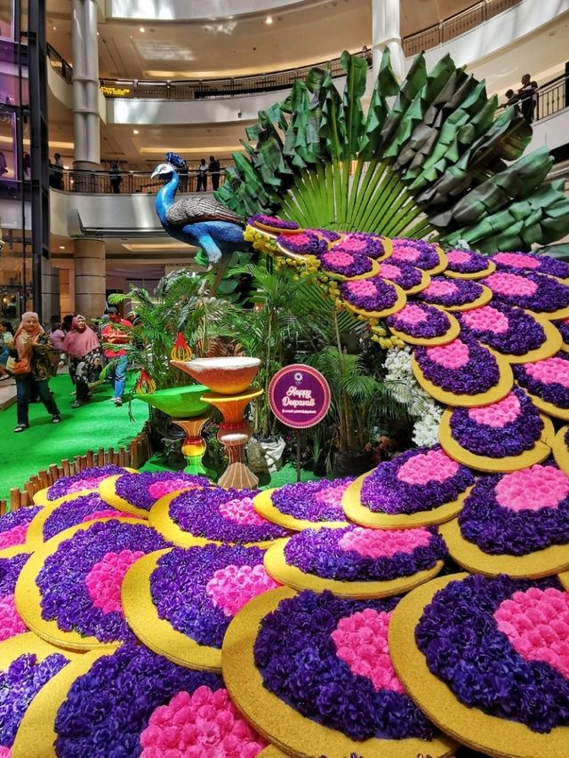 Stunning Deepavali decoration in Suria KLCC!