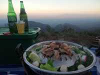 หมูกระทะ ณ ลานกางเต็นท์ม่อนสน (ดอยอ่างขาง)