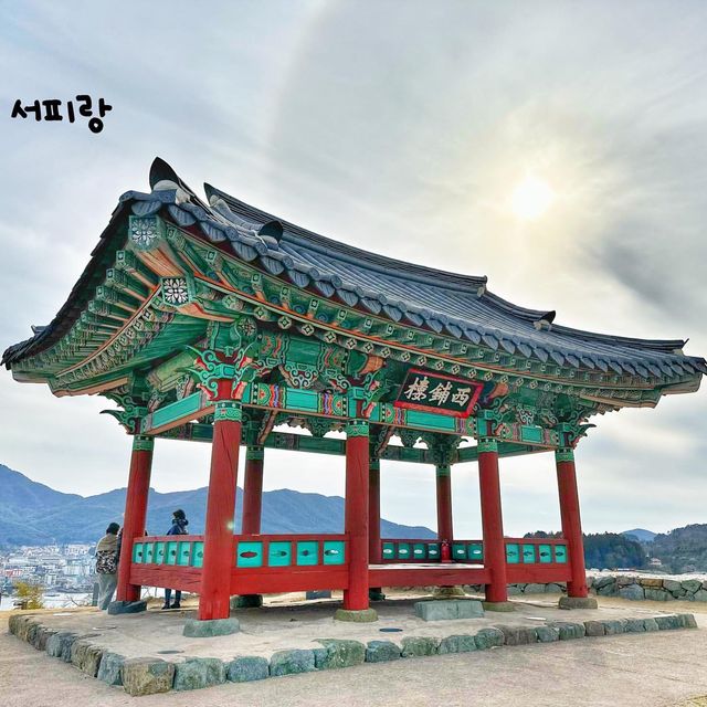 統営の美しい景色と風を感じる