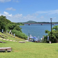 絶景　浜名湖を望むサービスエリアで三ヶ日みかんソフトクリームを堪能しました！