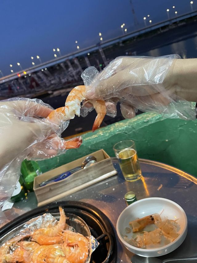 지금날씨에 딱! 인천 소래포구 대하구이🦐
